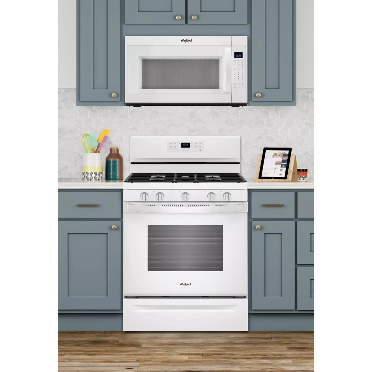 Whirlpool 5.0 Cu. Ft. 5-In-1 Gas Range with Air Fry, White - photo 5