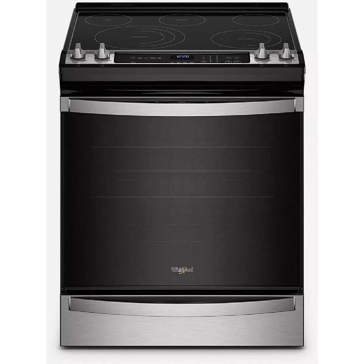 Whirlpool 30 In. 6.4 Cu. Ft. 7-in-1 Fry Oven Electric Range, Black - photo 4
