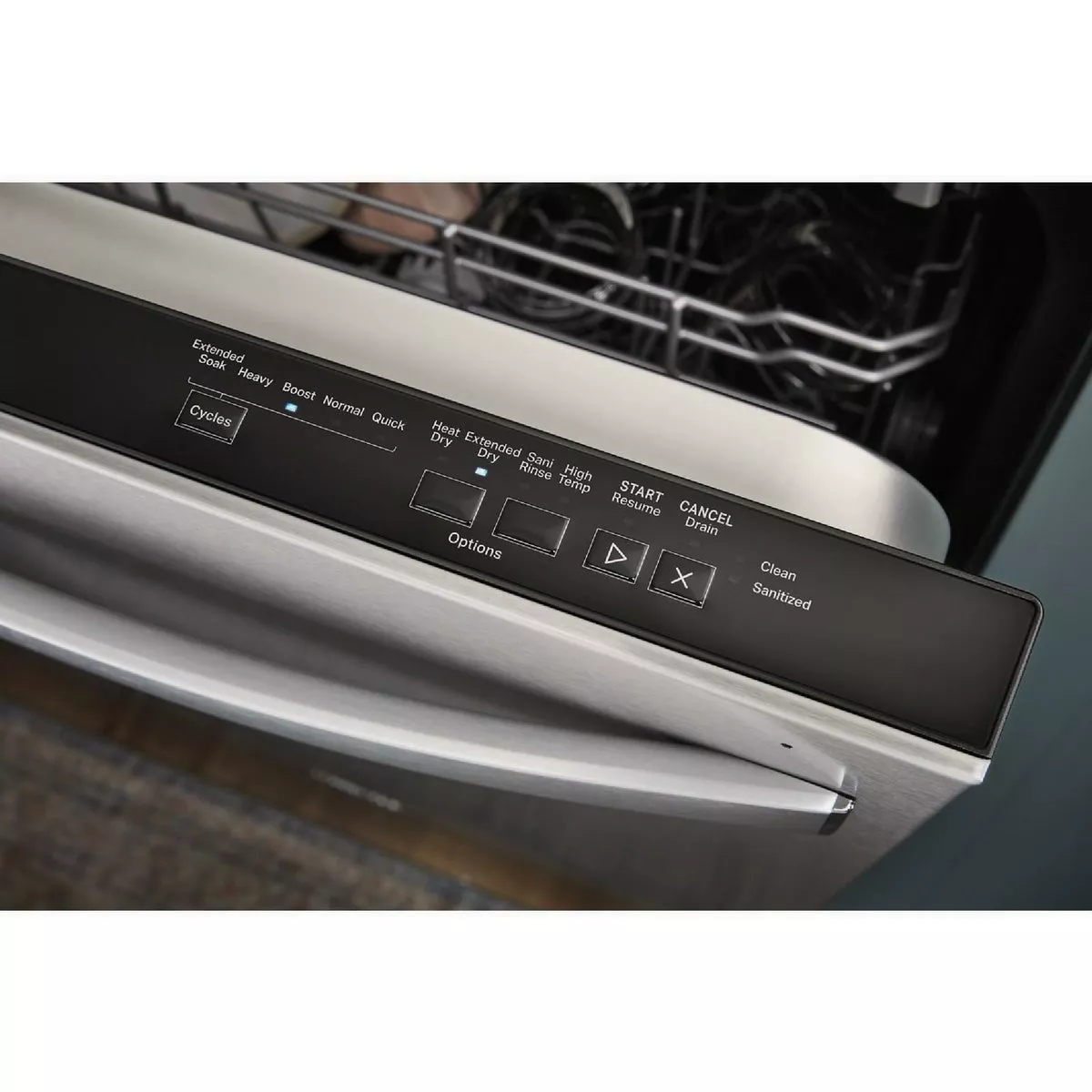 Whirlpool 24 In. Quiet Built-In Dishwasher with Adjustable Upper Rack, Black - photo 3