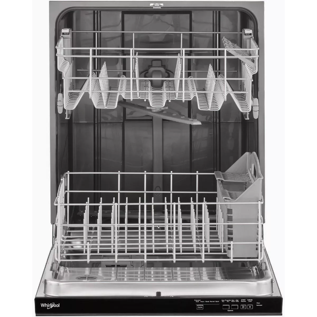 Whirlpool 24 In. Quiet Built-In Dishwasher with Adjustable Upper Rack, Black - photo 2