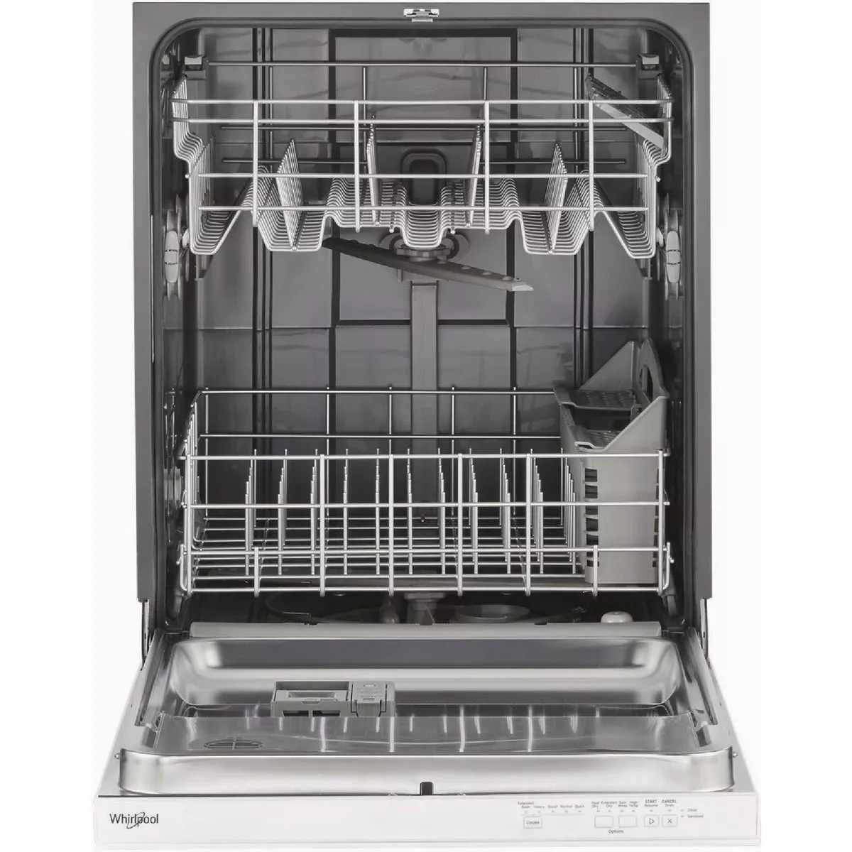Whirlpool 24 In. Quiet Built-In Dishwasher with Adjustable Upper Rack, White - photo 2