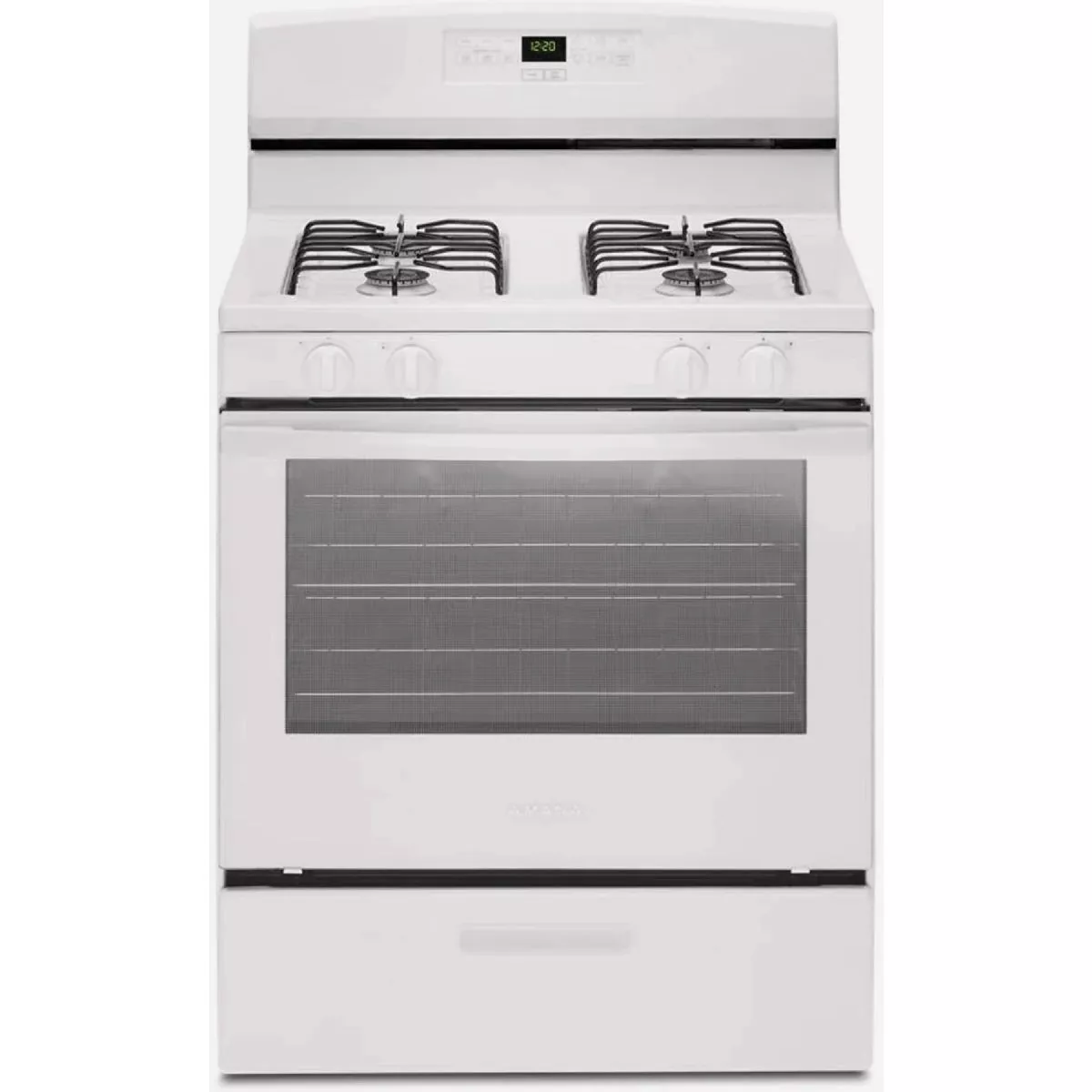 Amana 30 In. 5.1 Cu. Ft. Gas Range with Bake Assist Temps, White