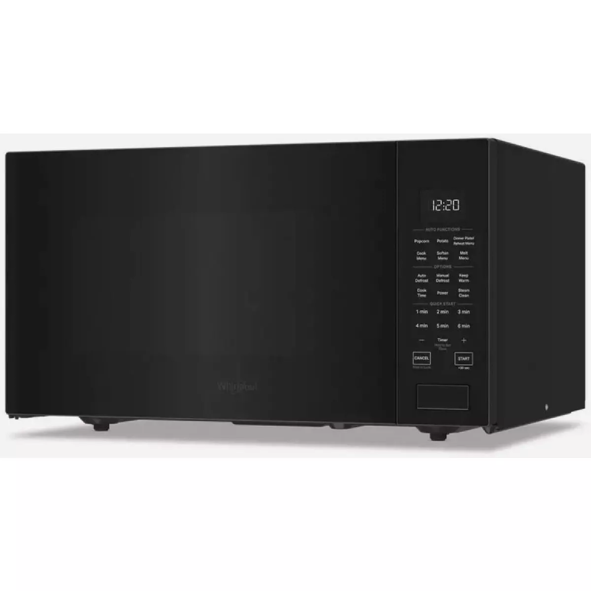 Whirlpool 1.6 Cu. Ft. Sensor Cooking Countertop Microwave, Black