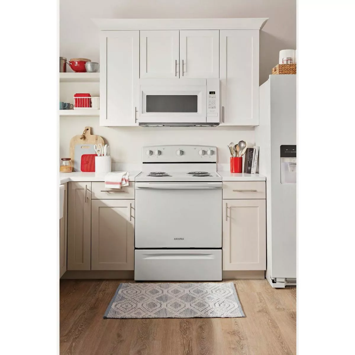 Amana 30 In. Electric Range with Easy-Clean Glass Door - photo 2