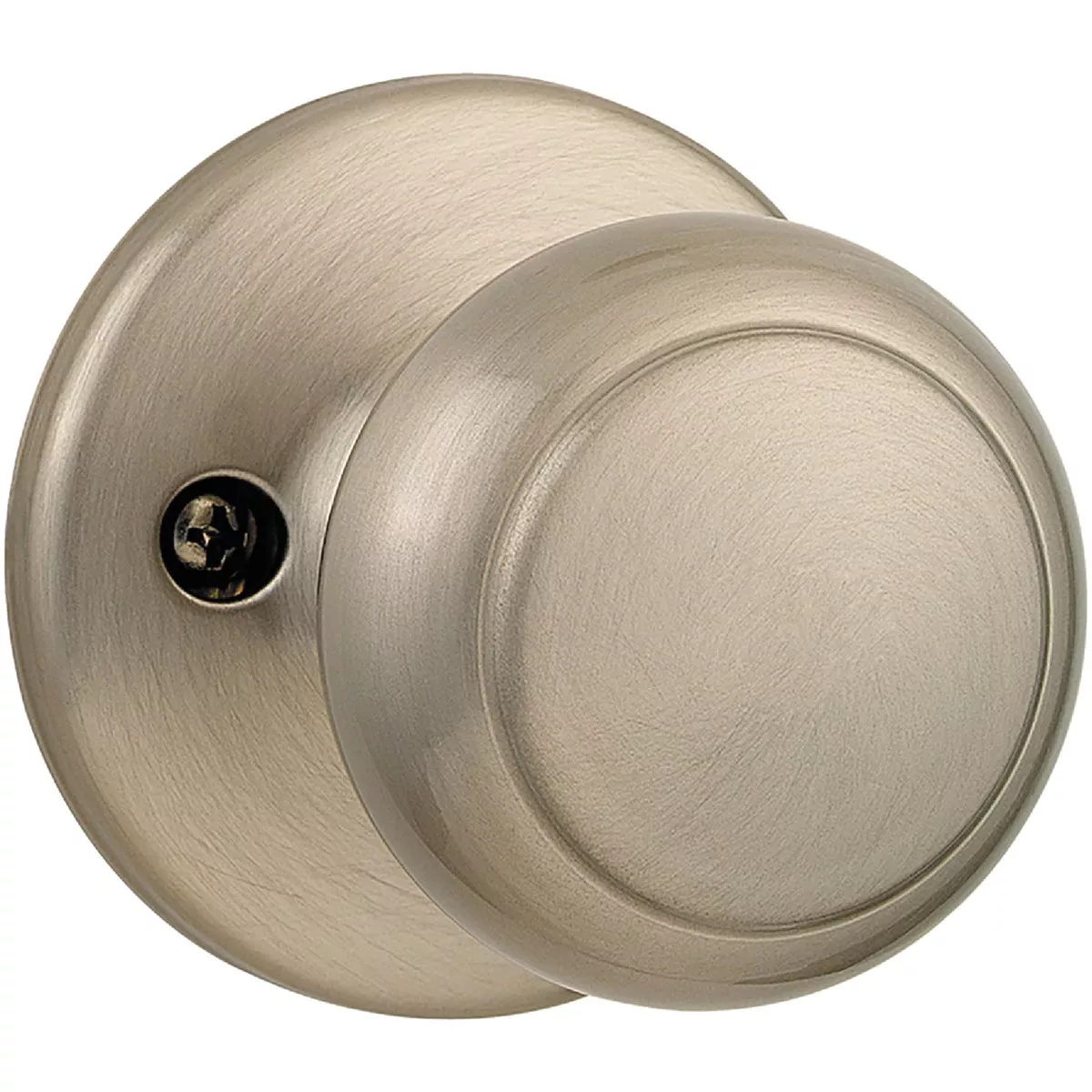 Kwikset Cove Knob Half Dummy - Satin Nickel
