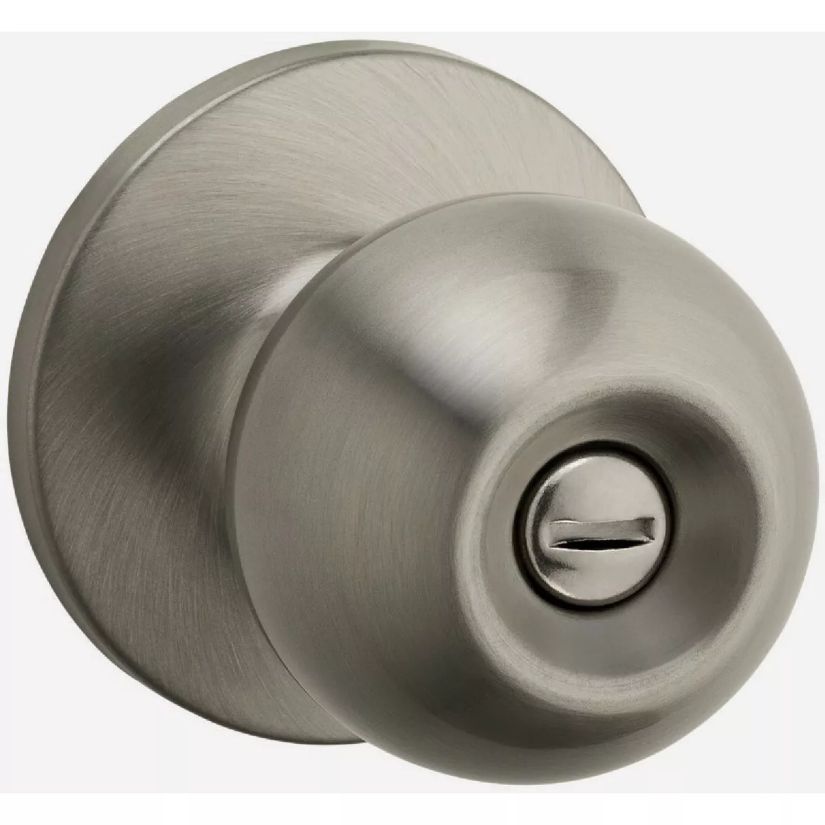Kwikset Safe Lock Regina Knob Privacy in Satin Nickel