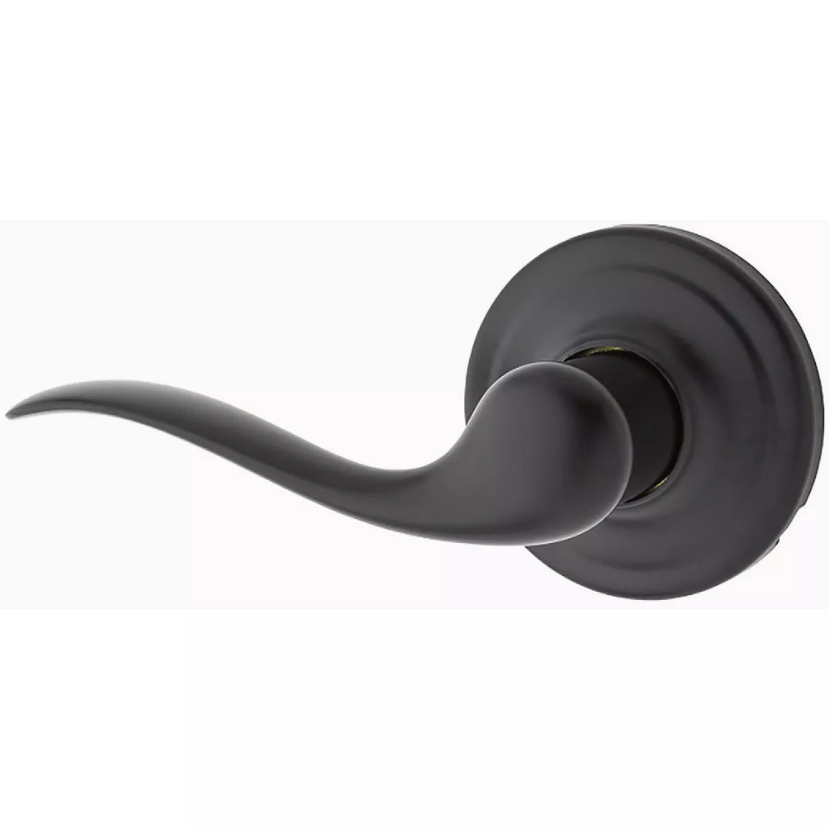 Kwikset Signature Tustin Lever, Left Hand, Half Dummy - Iron Black