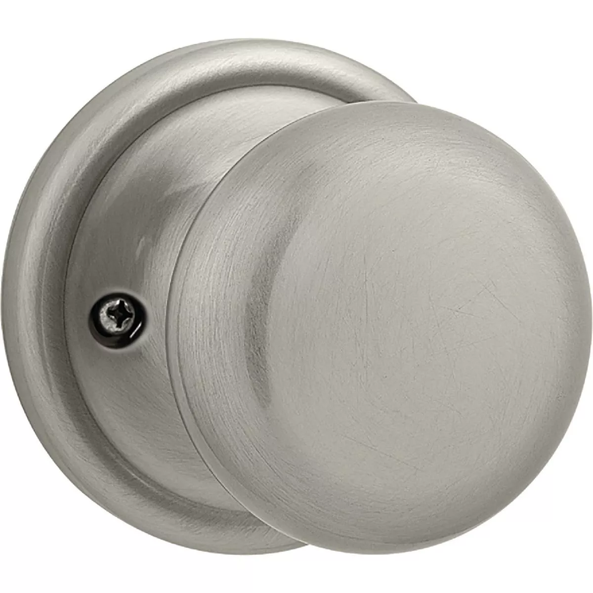 Kwikset Hancock Knob Passage - Satin Nickel