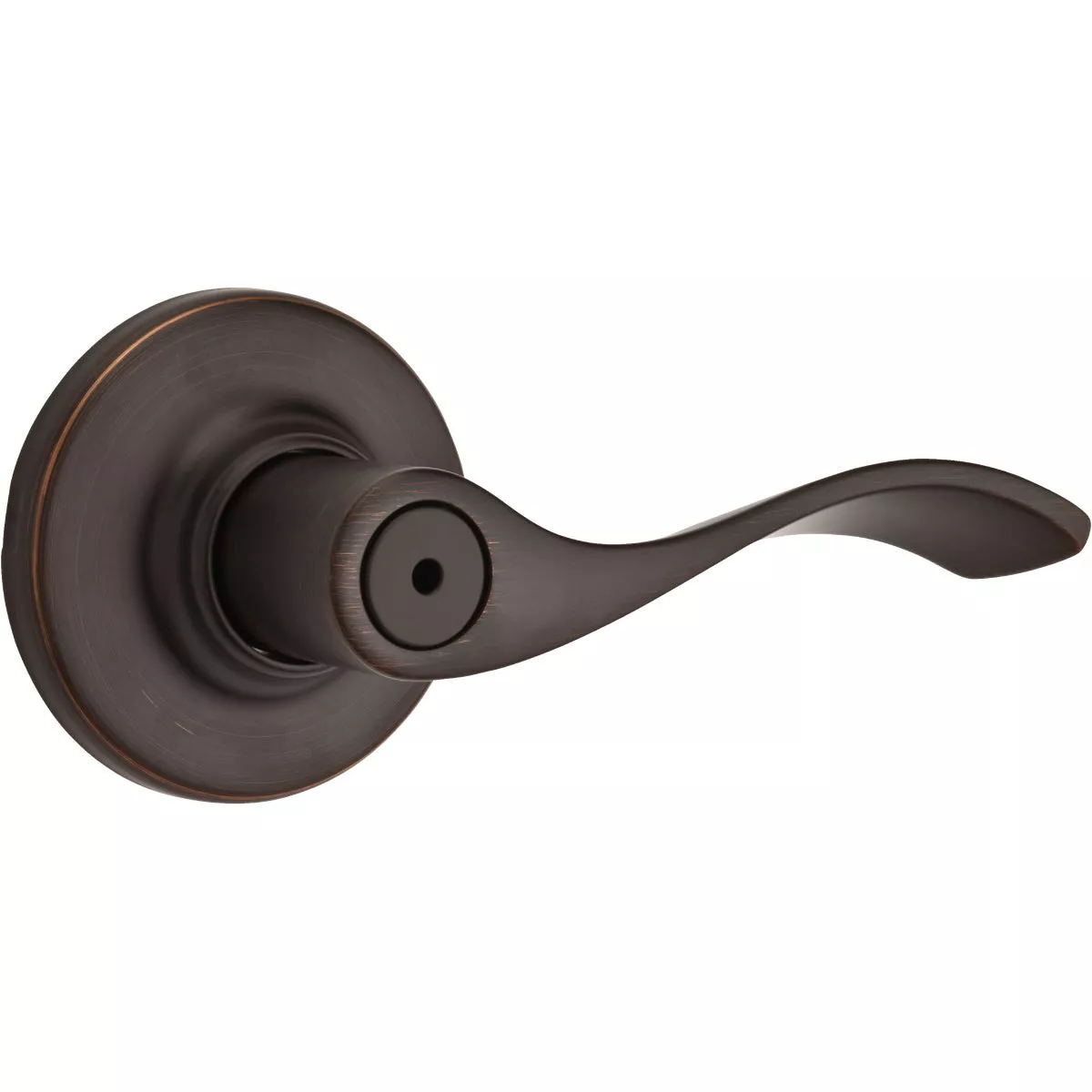 Kwikset Balboa Venetian Bronze Privacy Door Lever Lockset
