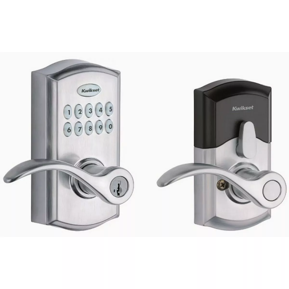 SmartCode 955 Touchpad Electronic Pembroke Lever SmartKey - Satin Chrome