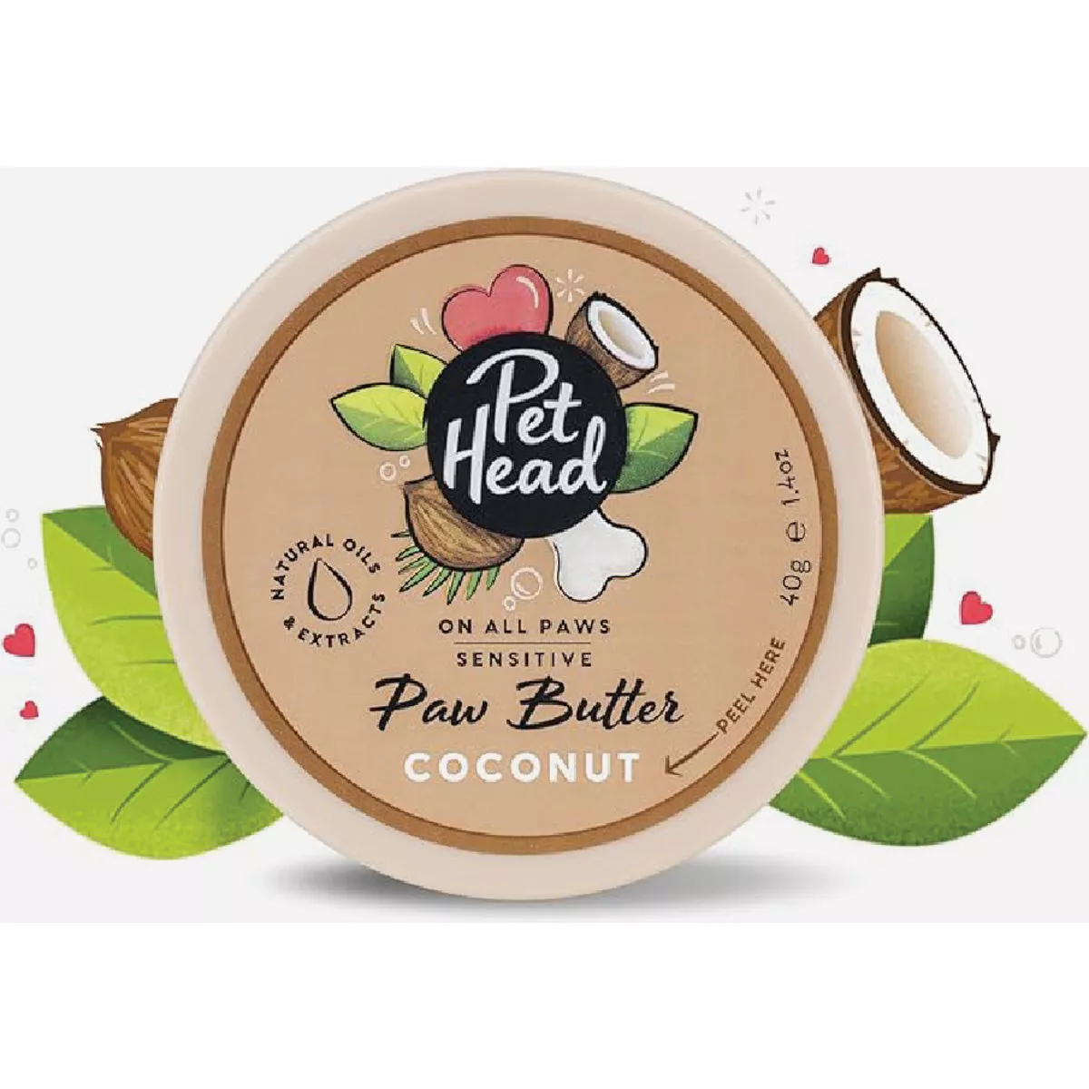Pet Head 40g Coconut Paw Butter