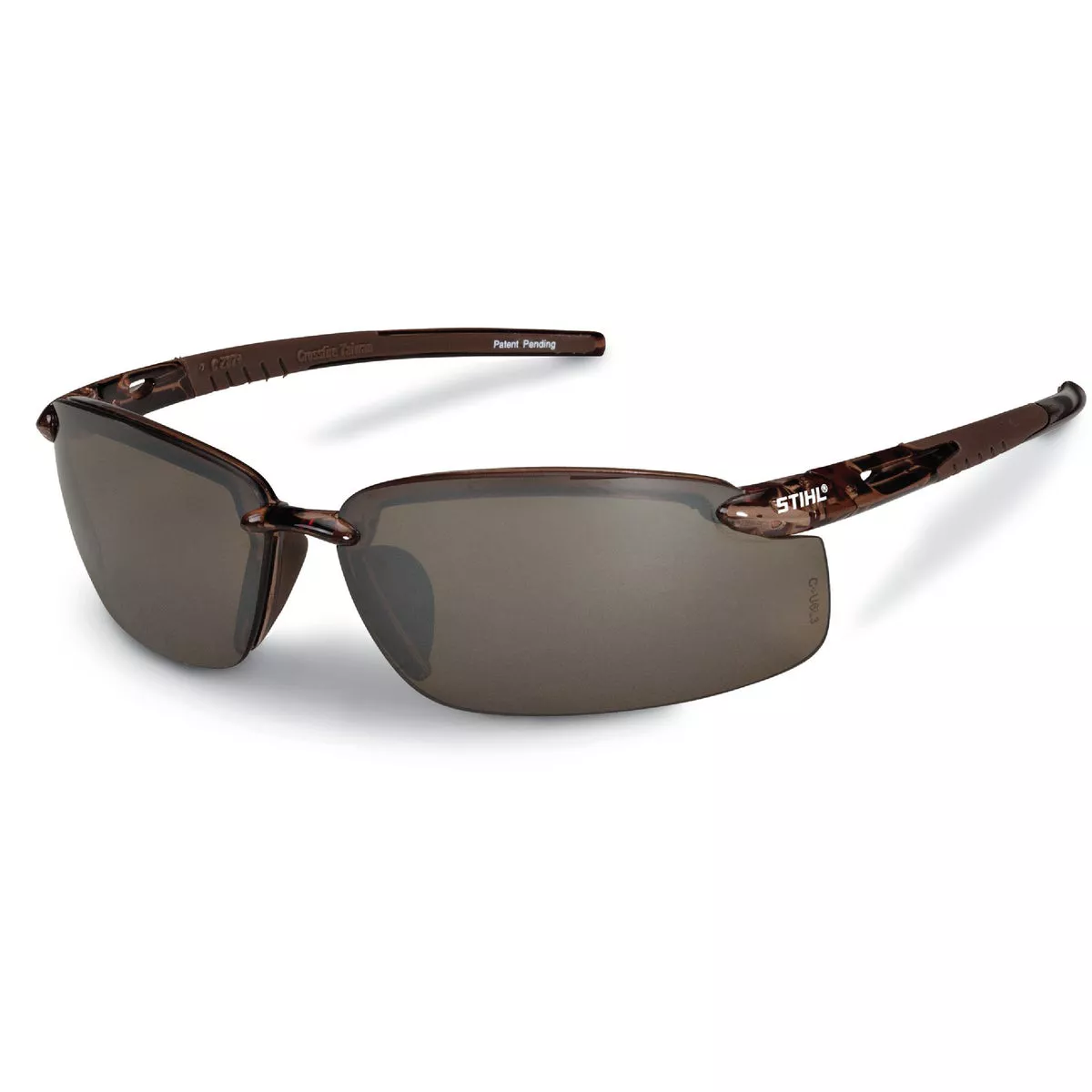 STIHL Deputy Brown Frame Safety Glasses with Brown Lenses