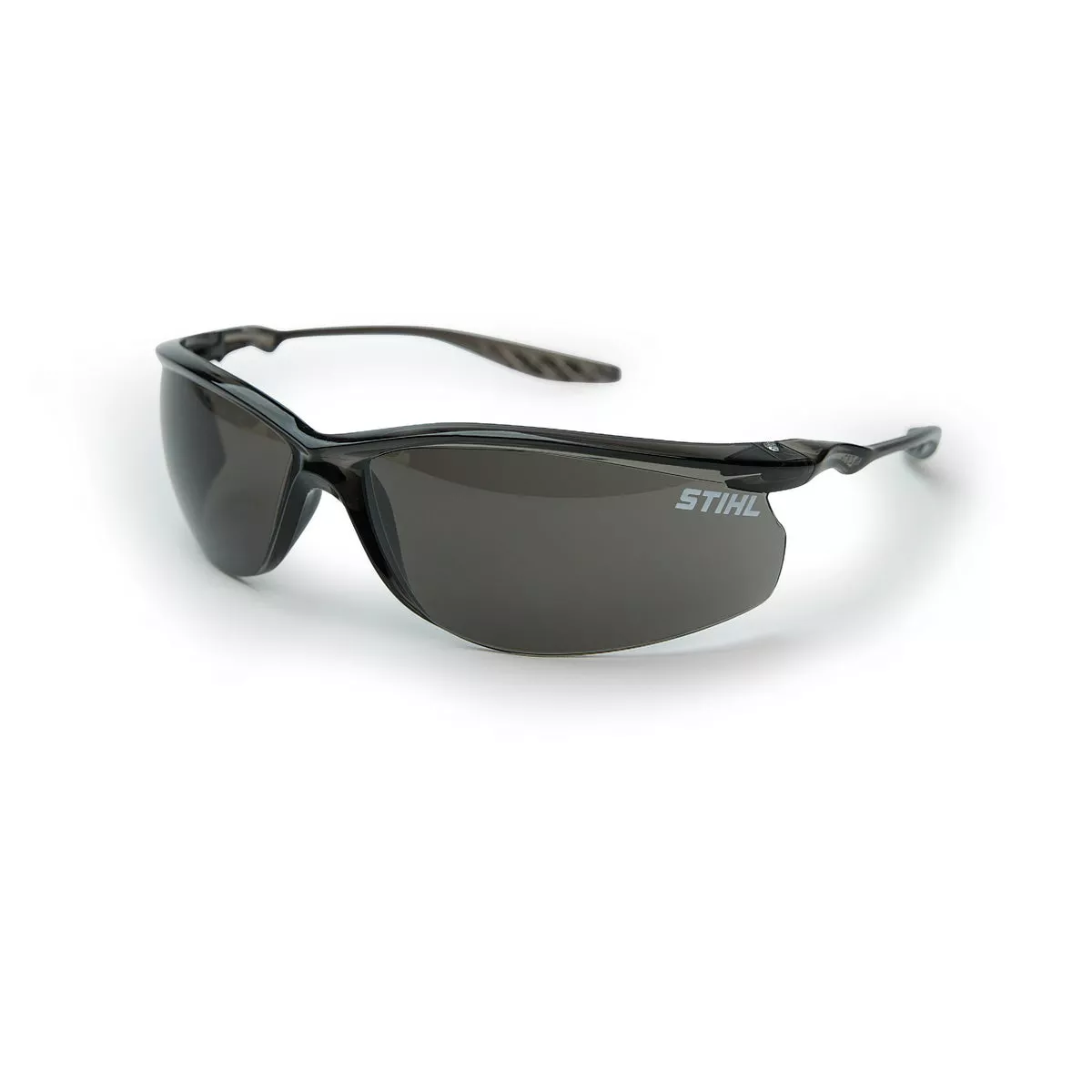 STIHL Sleek Line II Black Frame Safety Glasses with Smoke Lenses