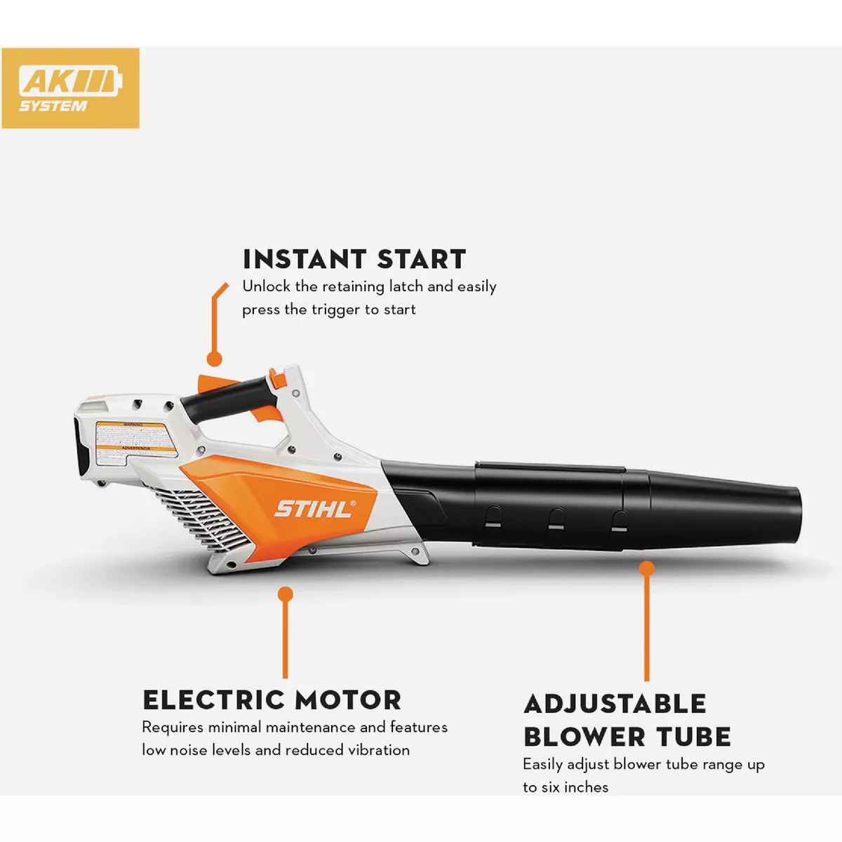 STIHL BGA 57 Cordless Blower Kit - photo 2