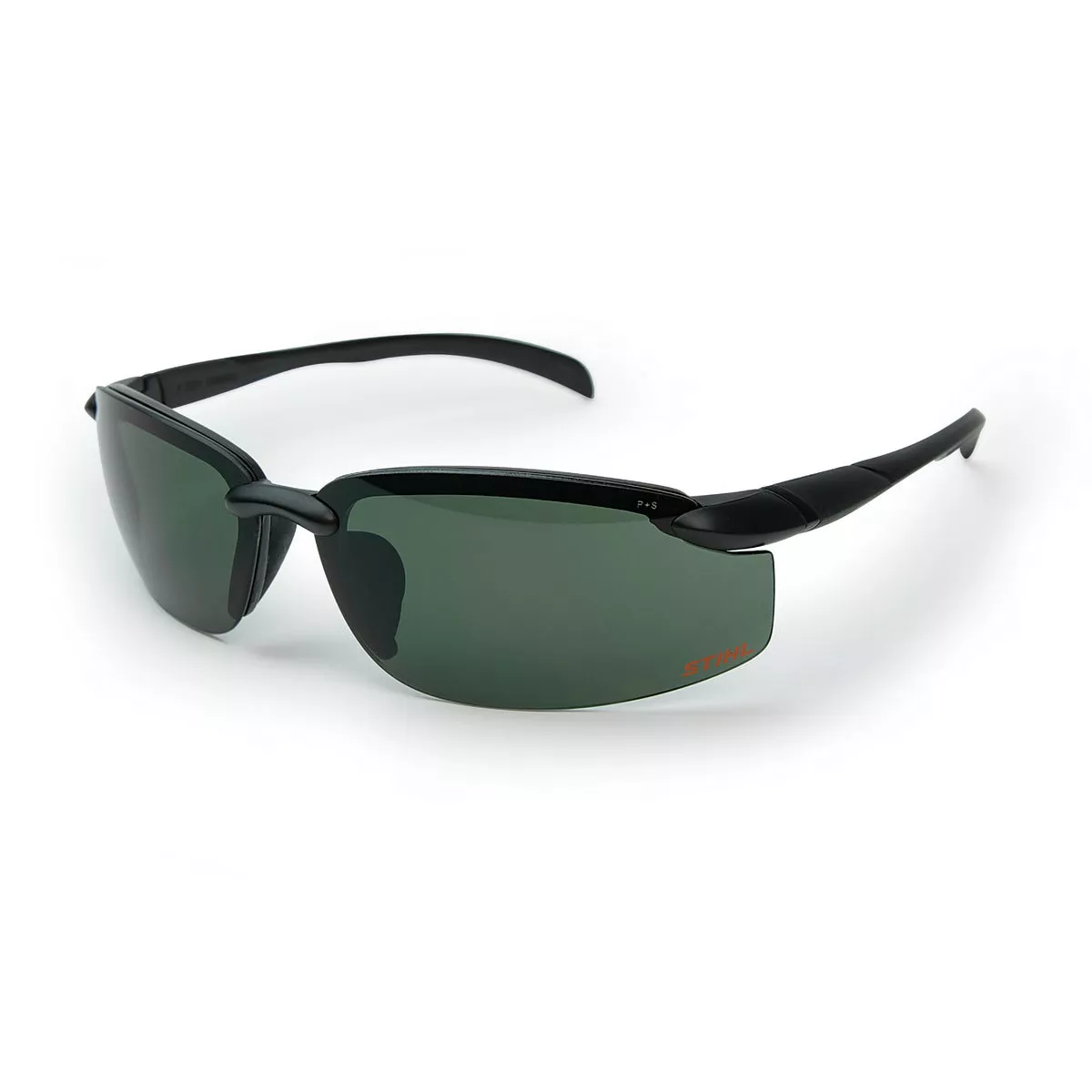STIHL Deputy II Black Frame Safety Glasses with Smoke Lenses-