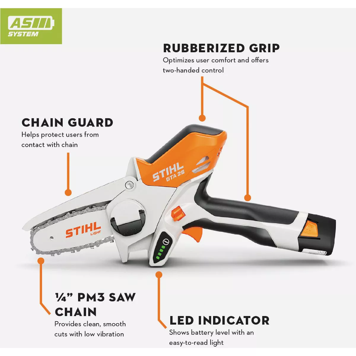 STIHL GTA 26 Cordless Pruner Kit - photo 2