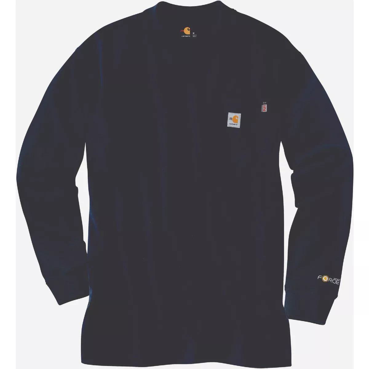 Carhartt Force Men's Small Regular Dark Navy Short Sleeve Flame-Resistant Cotton T-Shirt