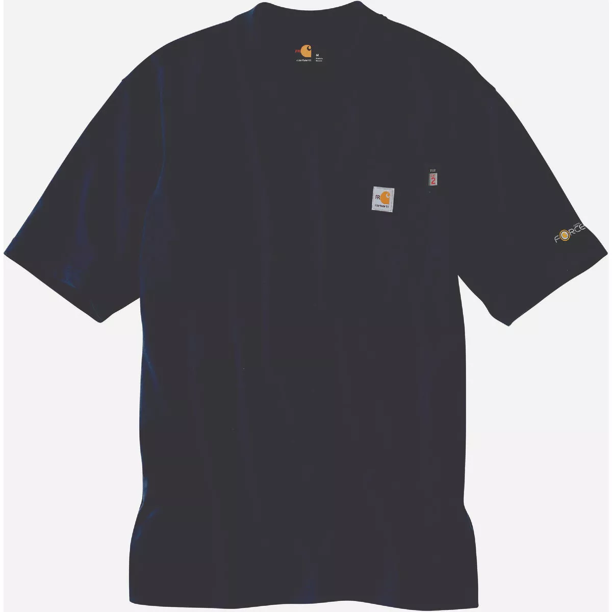 Carhartt Force Men's 2XL Regular Dark Navy Short Sleeve Flame-Resistant Cotton T-Shirt