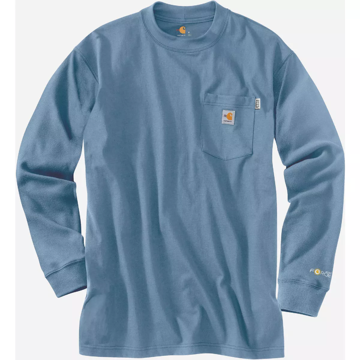Carhartt Force Men's 4XL Regular Midnight Blue Short Sleeve Flame-Resistant Cotton T-Shirt