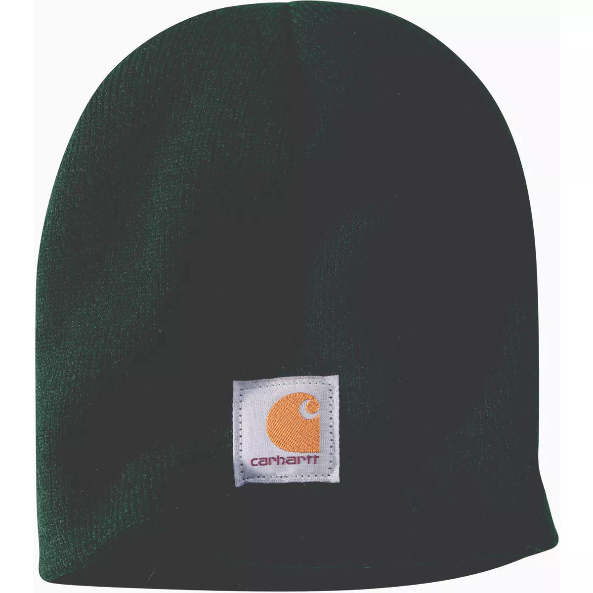 Carhartt Men's Dark Green Rib Knit Acrylic Beanie