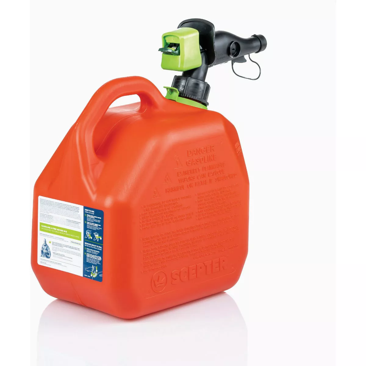 Scepter Smart Control 2 Gal. Gasoline Fuel Can, Red - photo 5