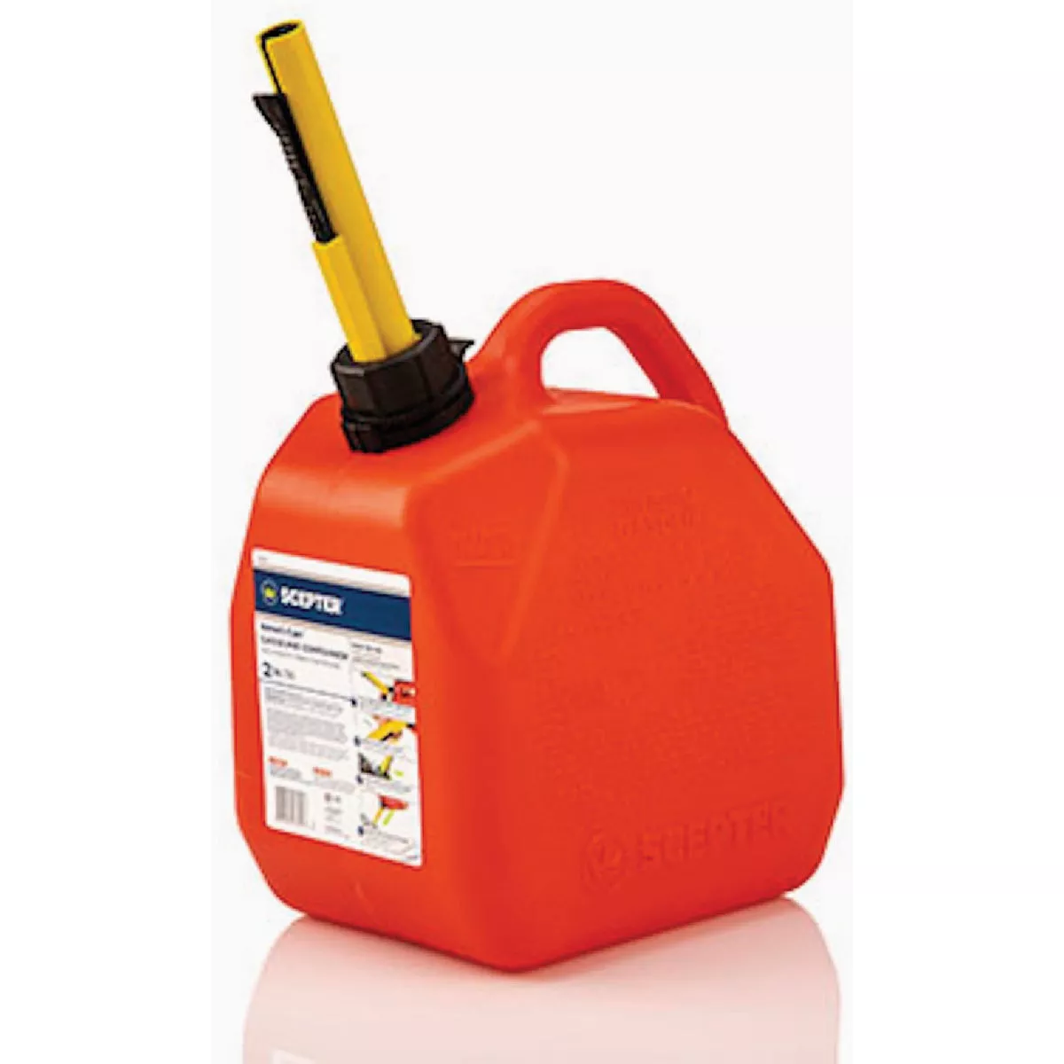 Scepter Ameri-Can 2 Gal. Plastic Gasoline Fuel Can, Red