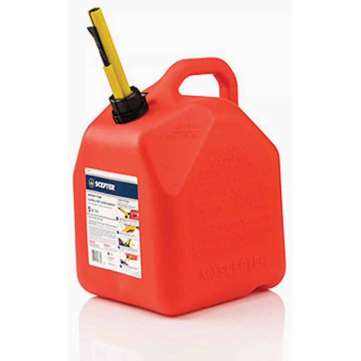 Scepter Ameri-Can 5 Gal. Plastic Gasoline Fuel Can, Red-