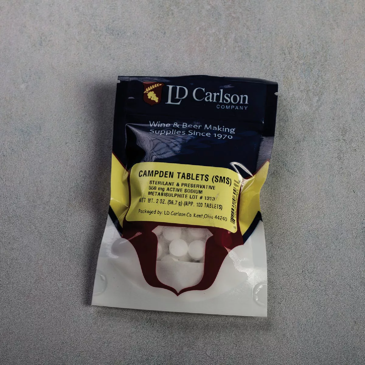 LD Carlson 2 Oz. Campden Tablets Sterilant & Preservative Wine Making Additive
