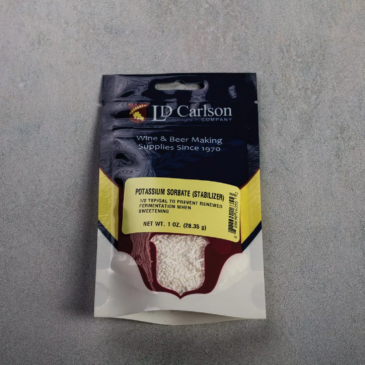 LD Carlson 1 Oz. Potassium Sorbate Stabilizer Wine Making Additive