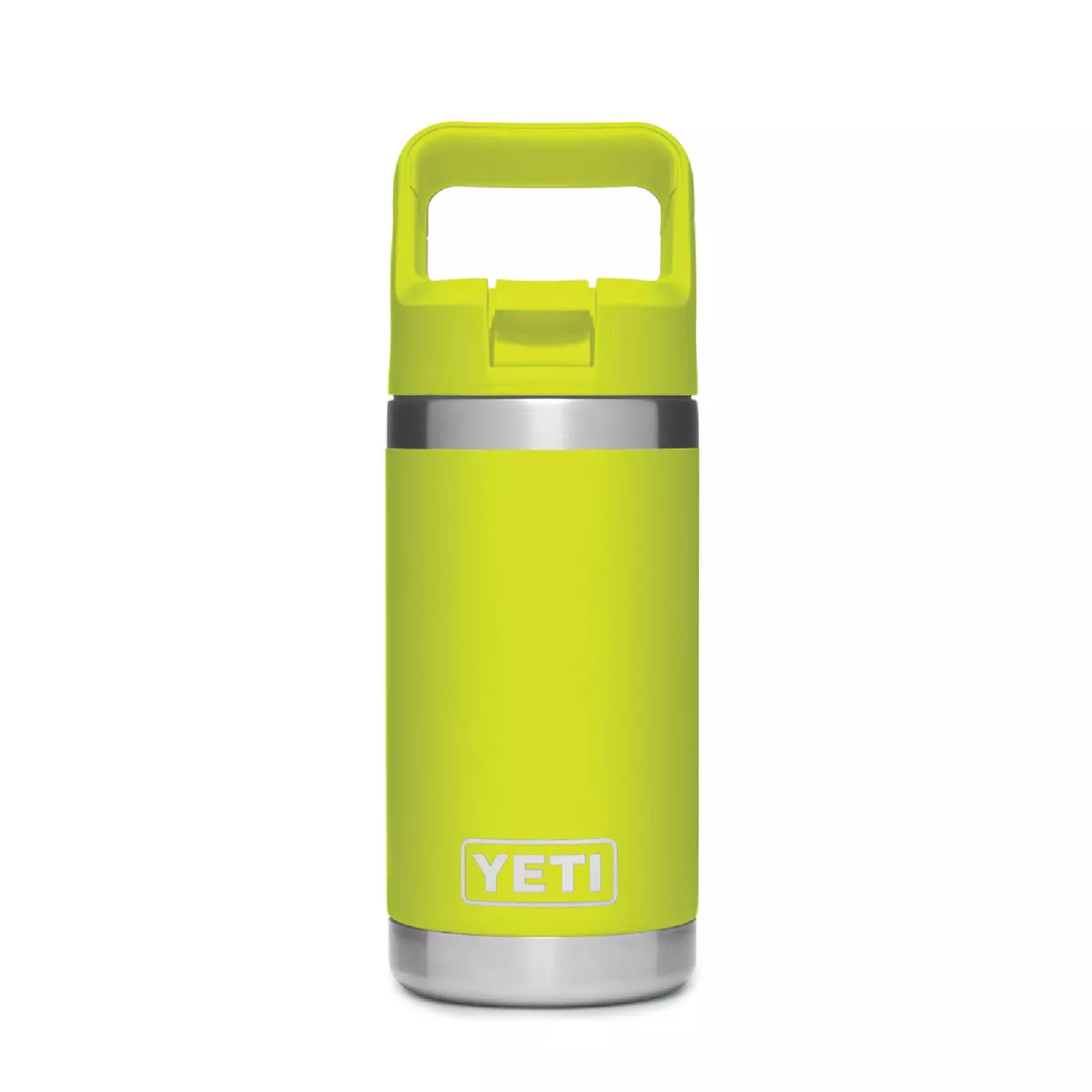 YETI Rambler Jr. 12 Oz. Kids Water Bottle with Color-Matched Straw Cap, Chartreuse