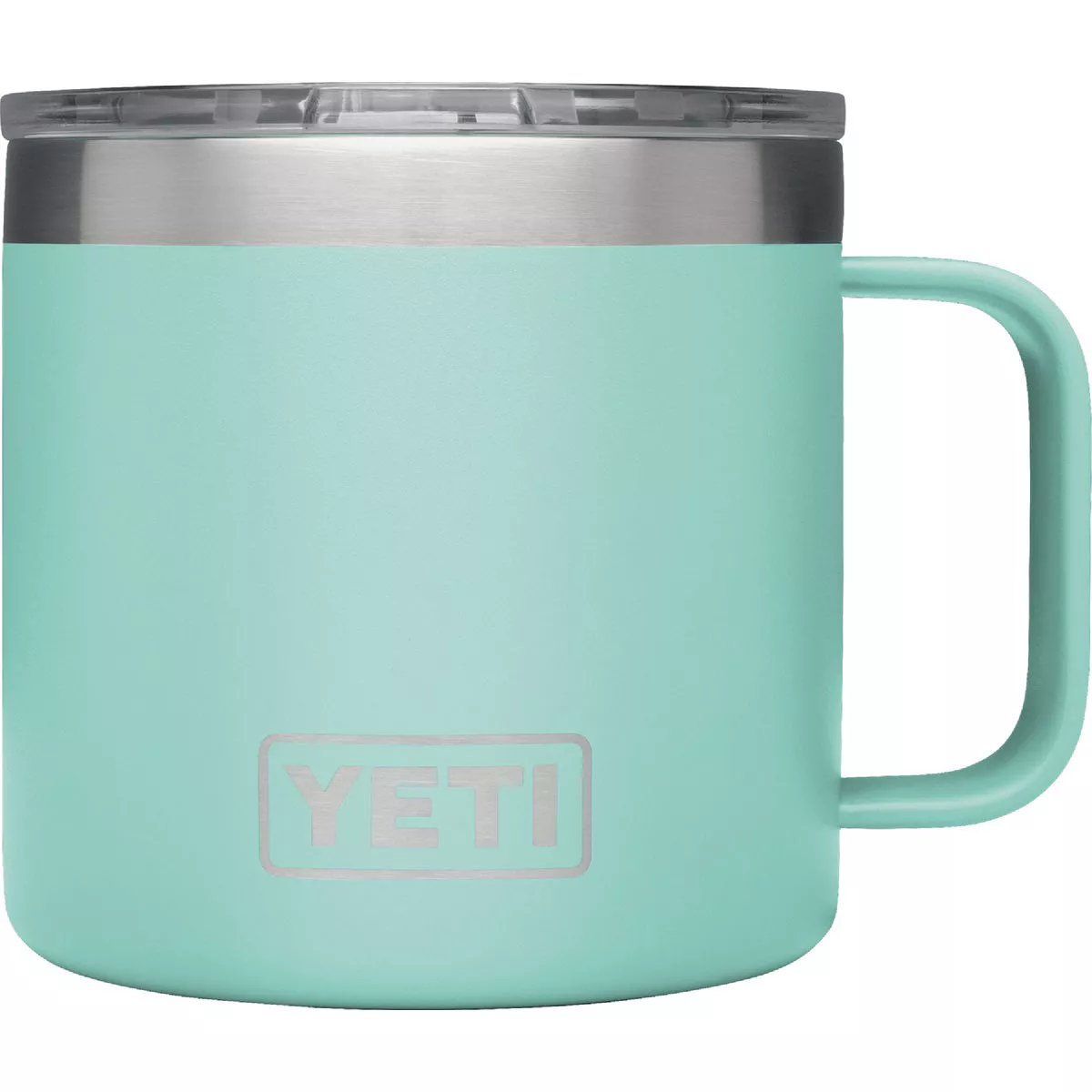 YETI Rambler 14 Oz. Stackable Mug with MagSlider Lid, Seafoam