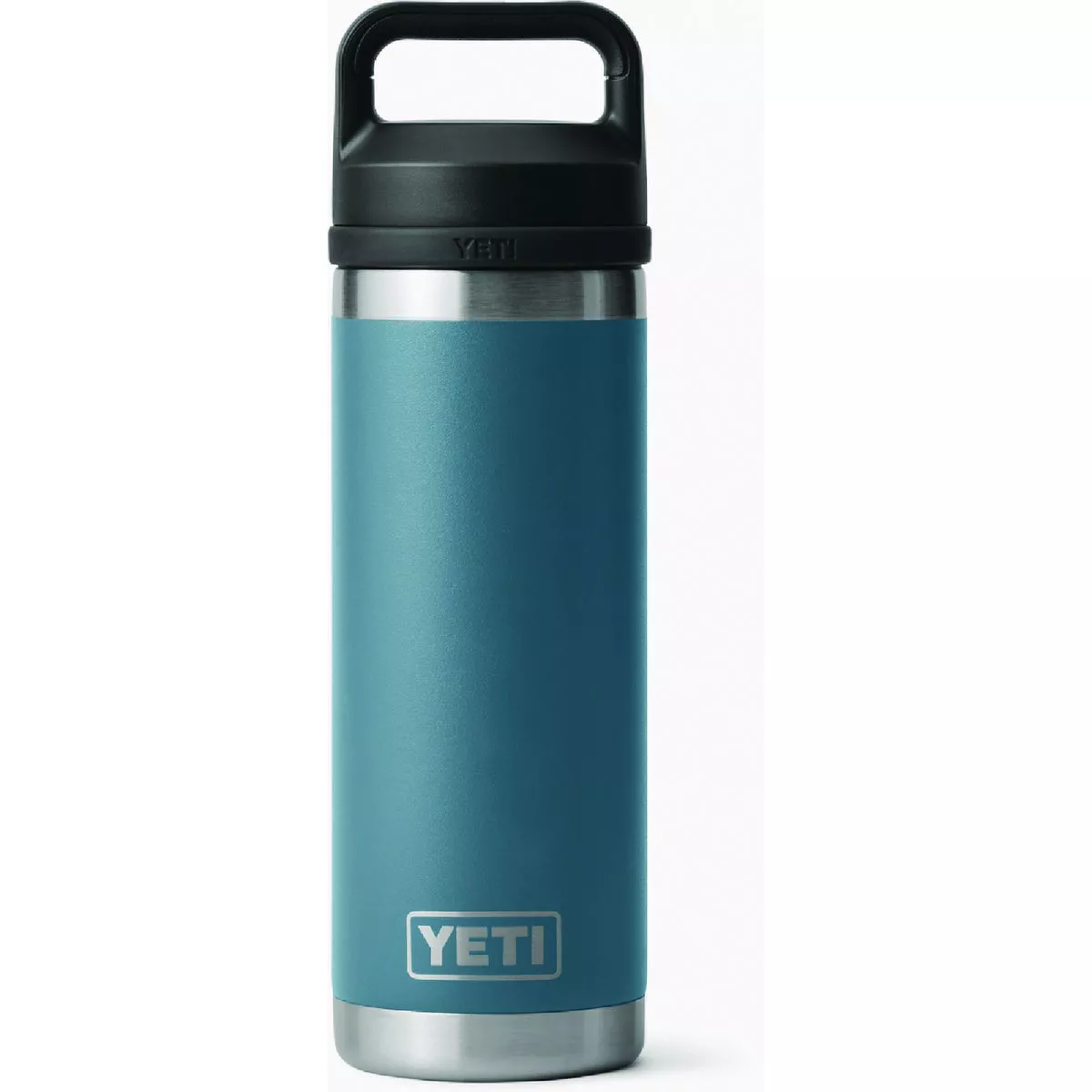 YETI Rambler 18 Oz. Water Bottle with Chug Cap, Nordic Blue