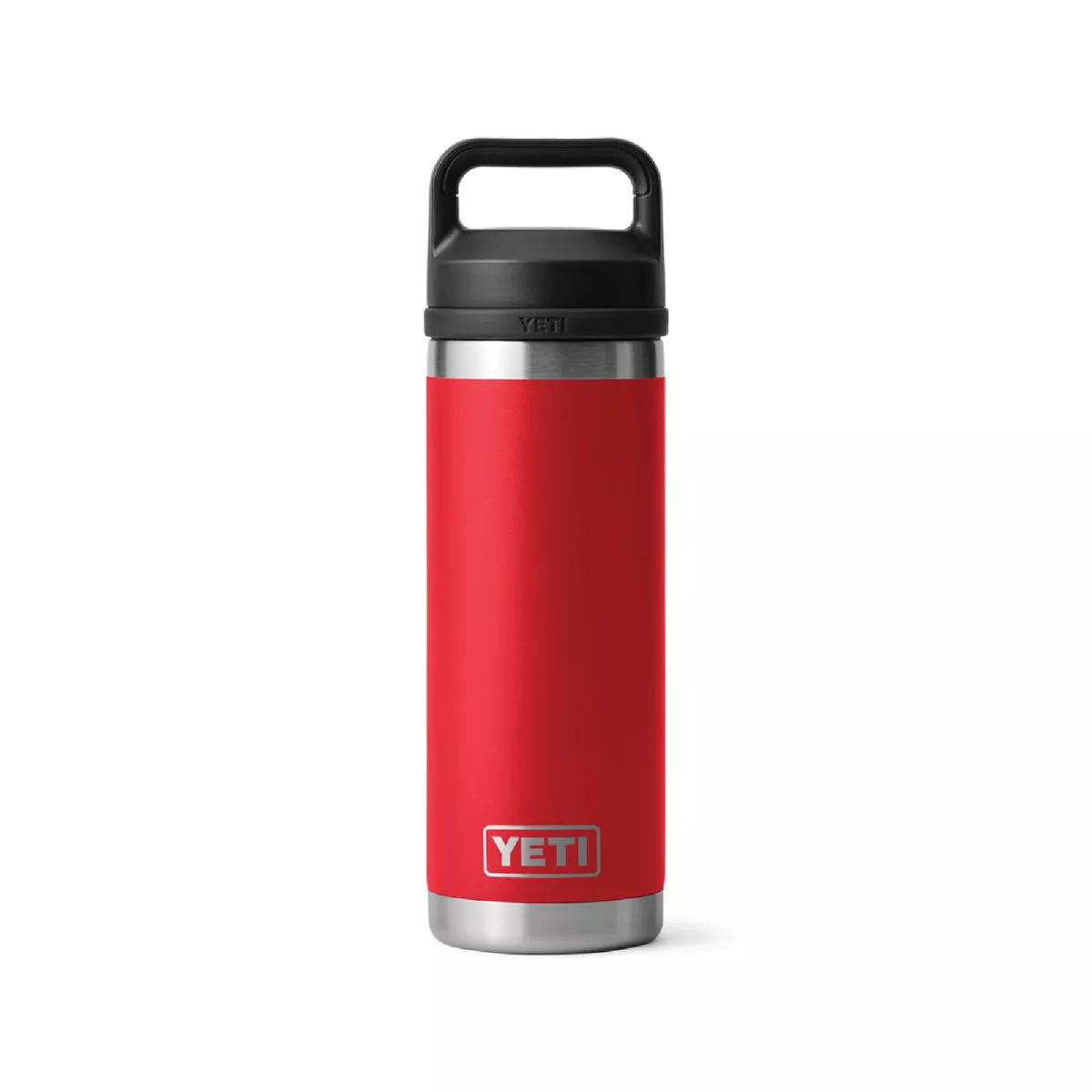 YETI Rambler 18 Oz. Water Bottle with Chug Cap, Rescue Red