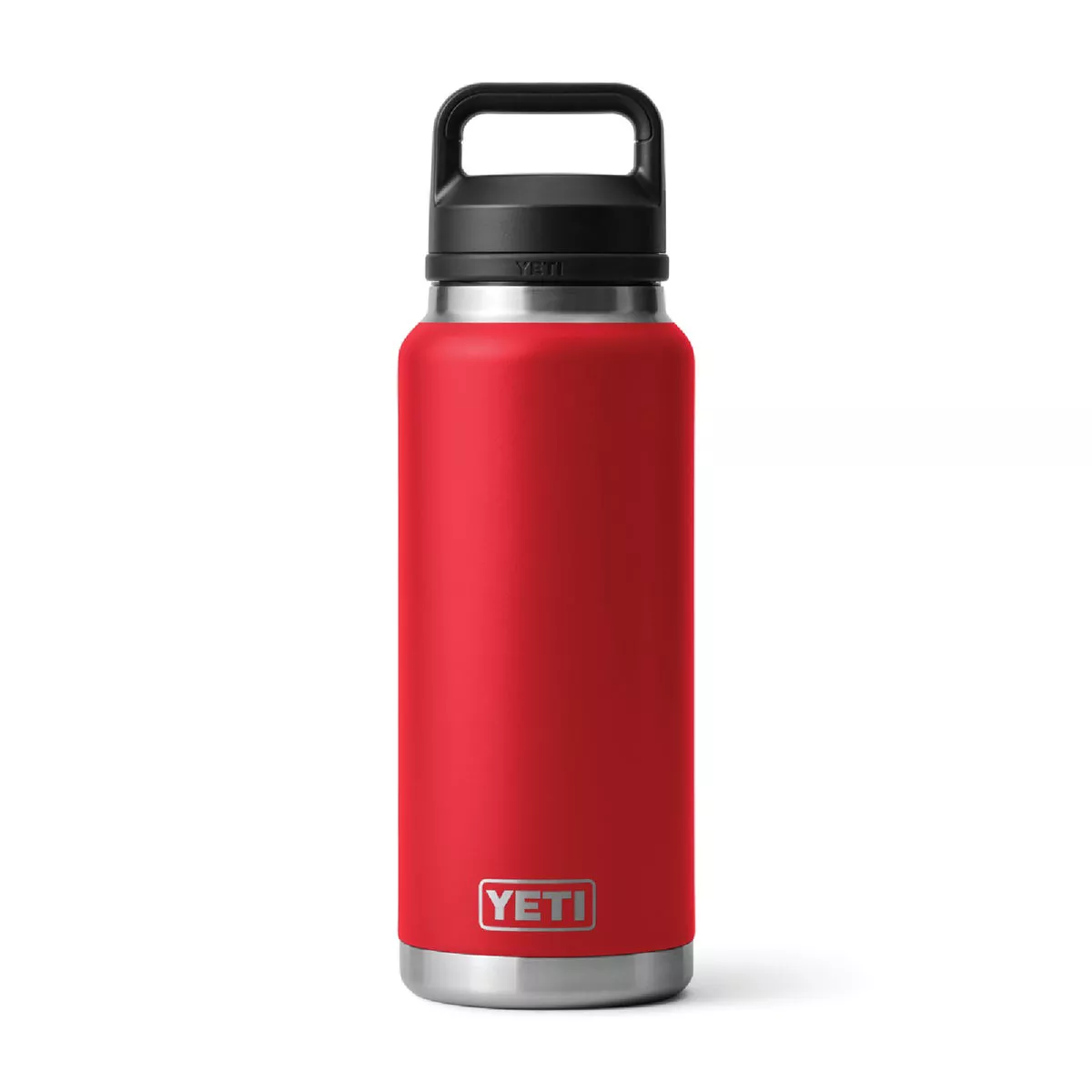 YETI Rambler 36 Oz. Water Bottle with Chug Cap, Rescue Red