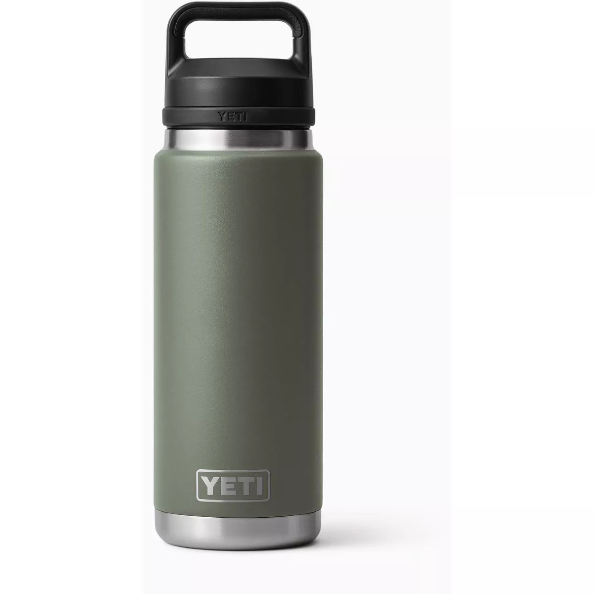 YETI Rambler 26 Oz. Water Bottle with Chug Cap, Camp Green