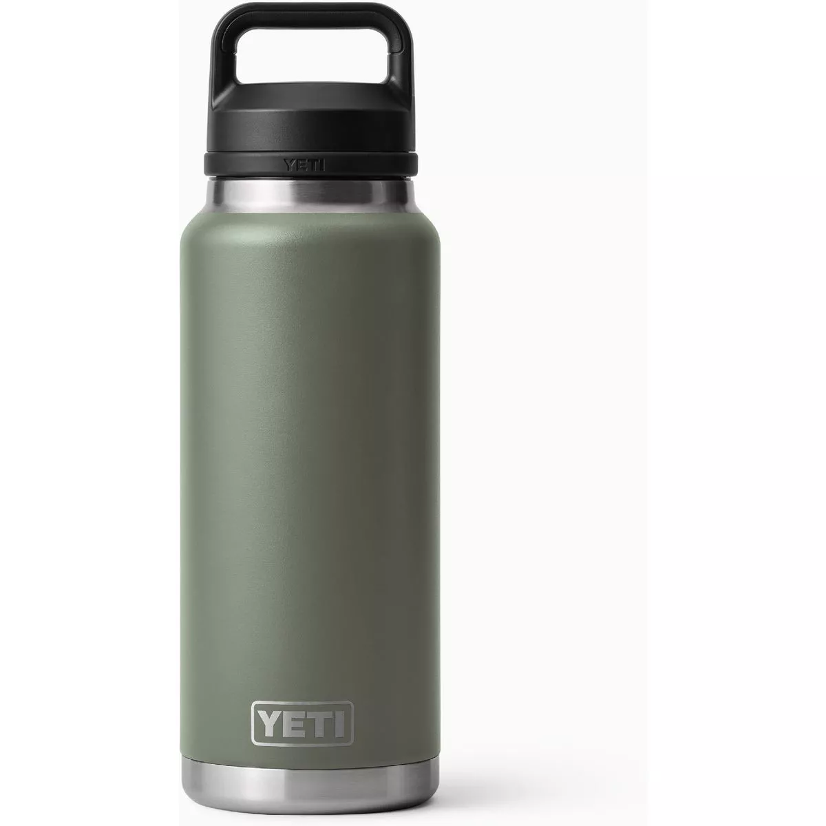 YETI Rambler 36 Oz. Water Bottle with Chug Cap, Camp Green