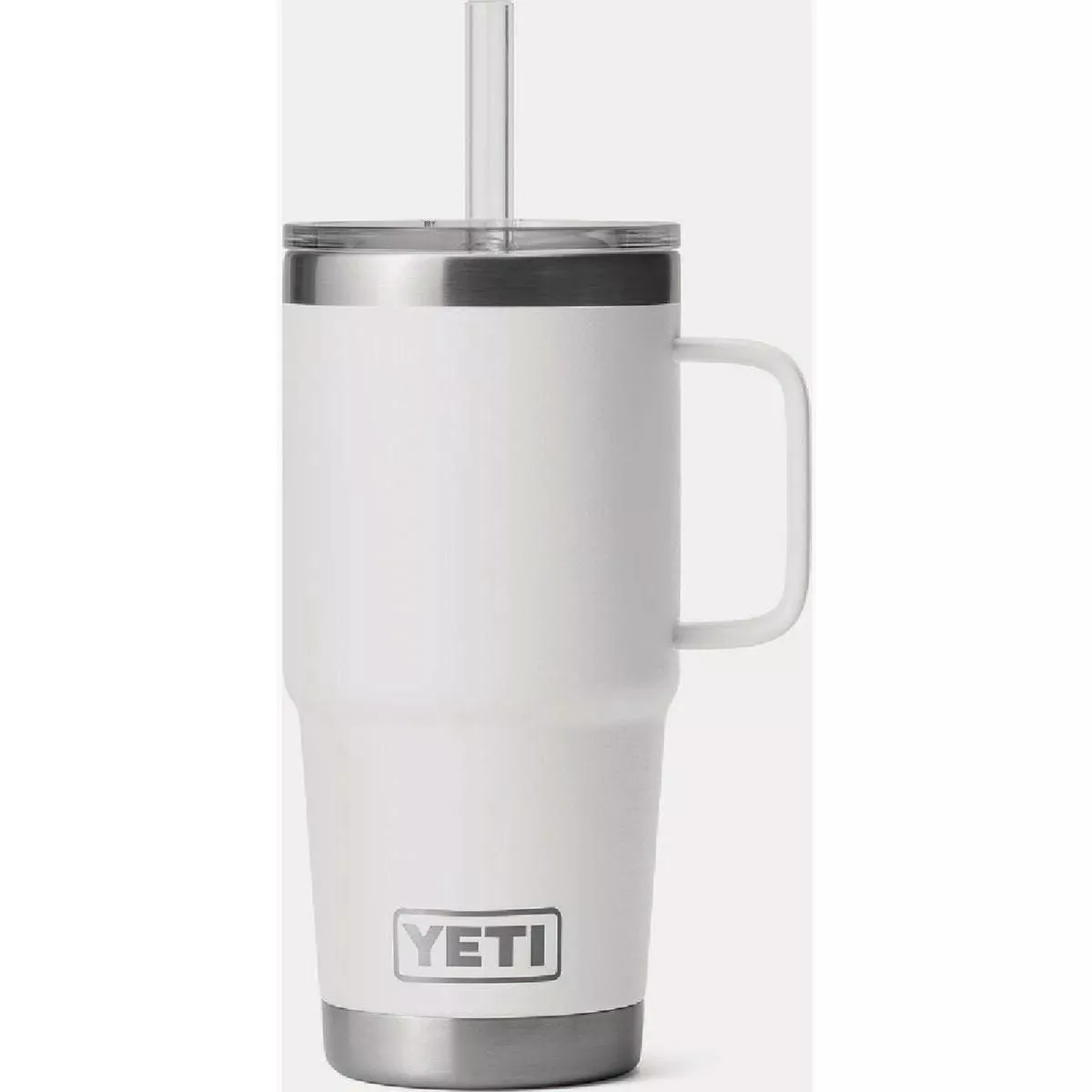 YETI Rambler 25 Oz. Mug with Straw Lid, White