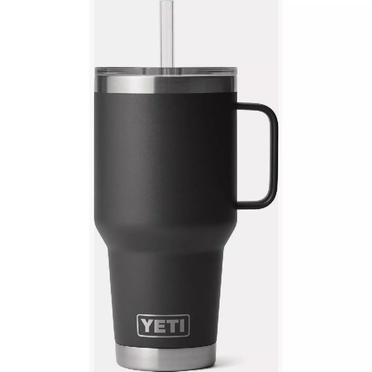 YETI Rambler 35 Oz. Mug with Straw Lid, Black