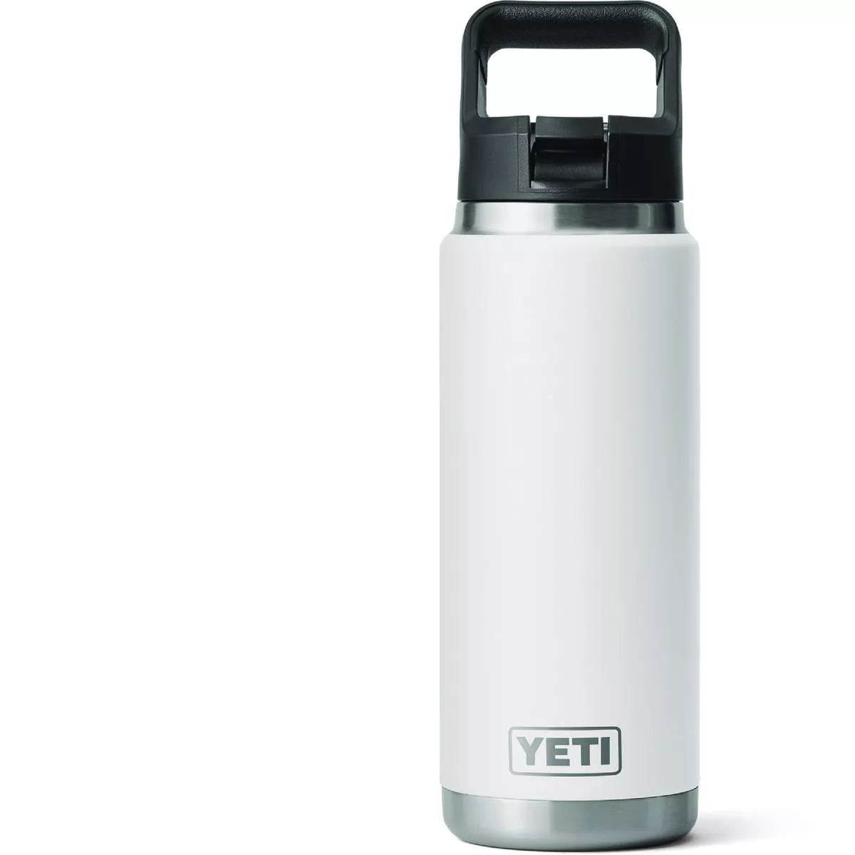 YETI Rambler 26 Oz. Water Bottle with Straw Cap, White