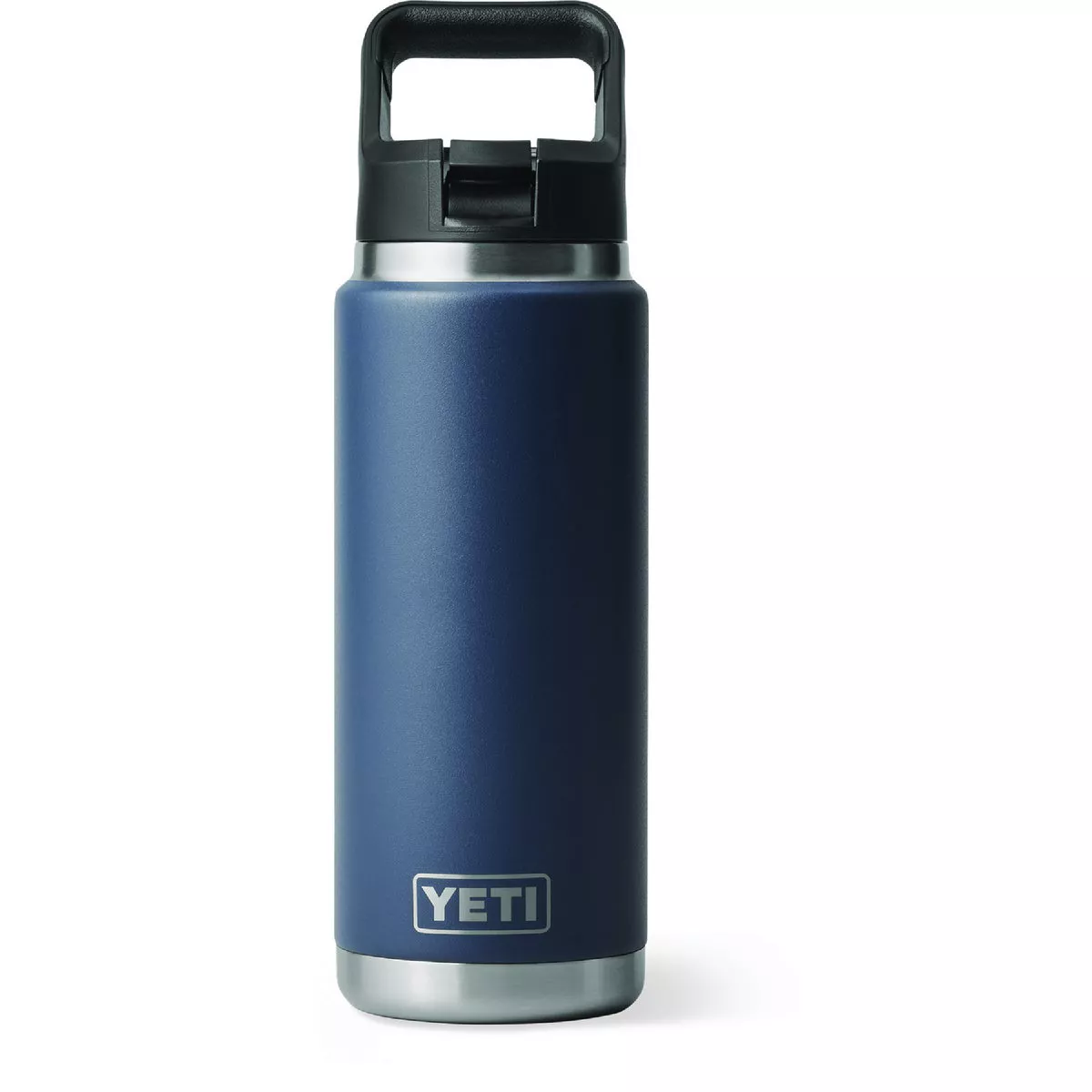 YETI Rambler 26 Oz. Water Bottle with Straw Cap, Navy