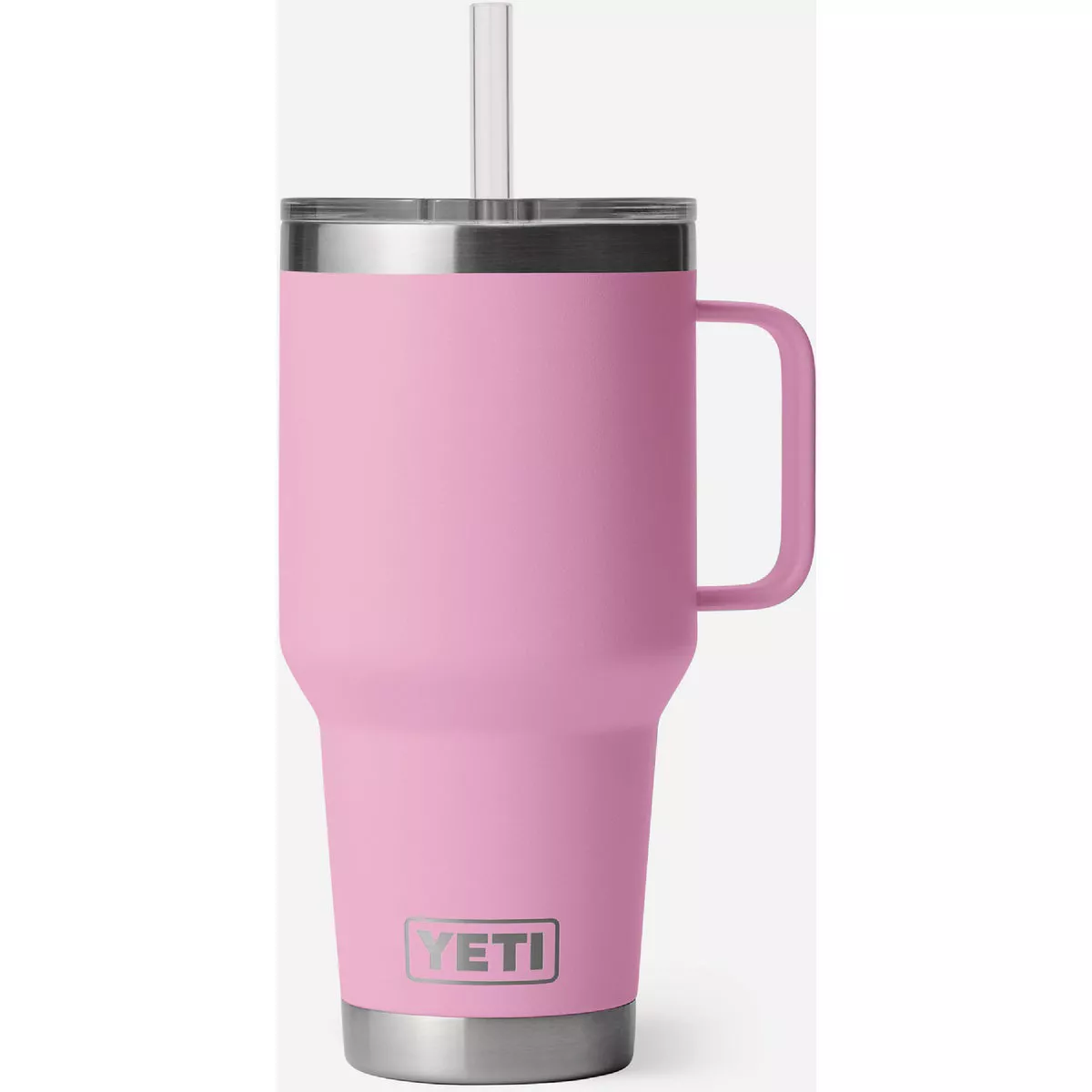 YETI Rambler 35 Oz. Mug with Straw Lid, Power Pink