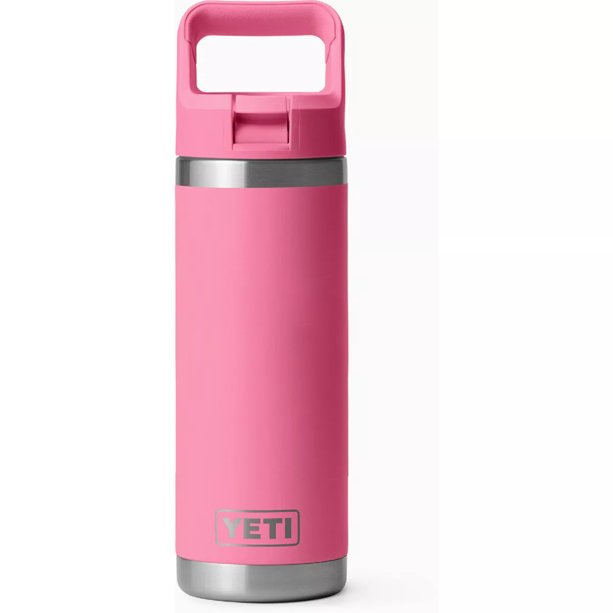 YETI Rambler 18 Oz. Water Bottle with Color-Matched Straw Cap, Harbor Pink - photo 5