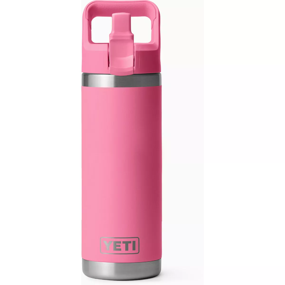 YETI Rambler 18 Oz. Water Bottle with Color-Matched Straw Cap, Harbor Pink - photo 2