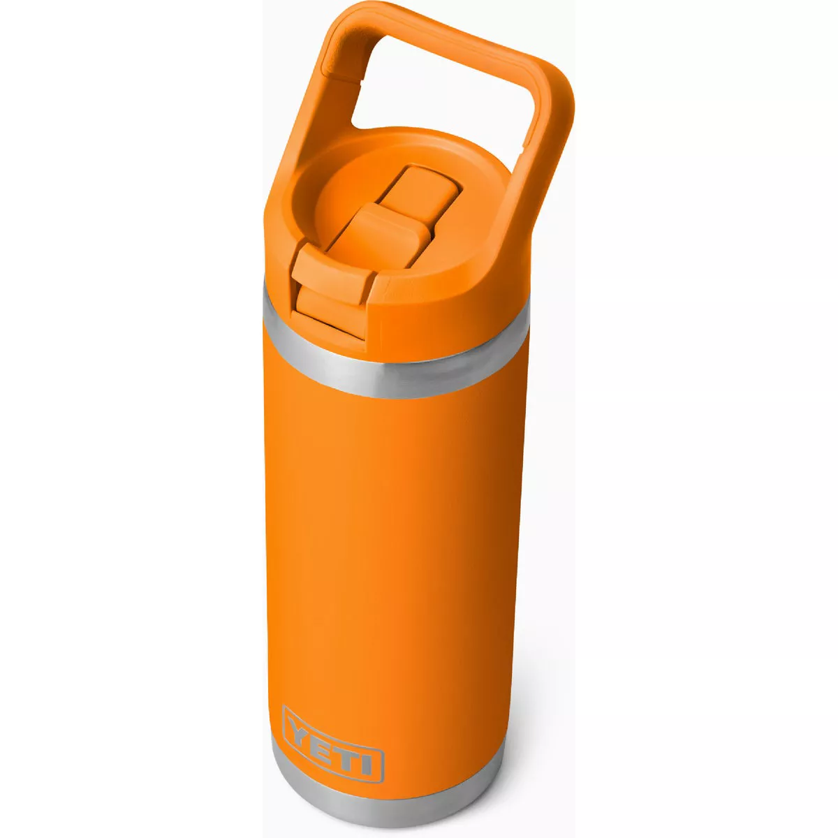 YETI Rambler 18 Oz. Water Bottle with Color-Matched Straw Cap, King Crab Orange - photo 4