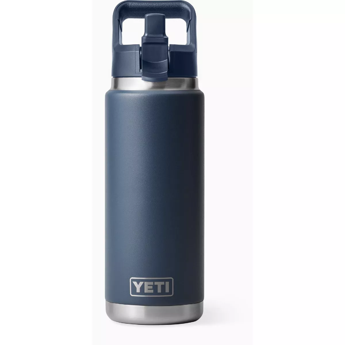 YETI Rambler 26 Oz. Water Bottle with Color-Matched Straw Cap, Navy - photo 4