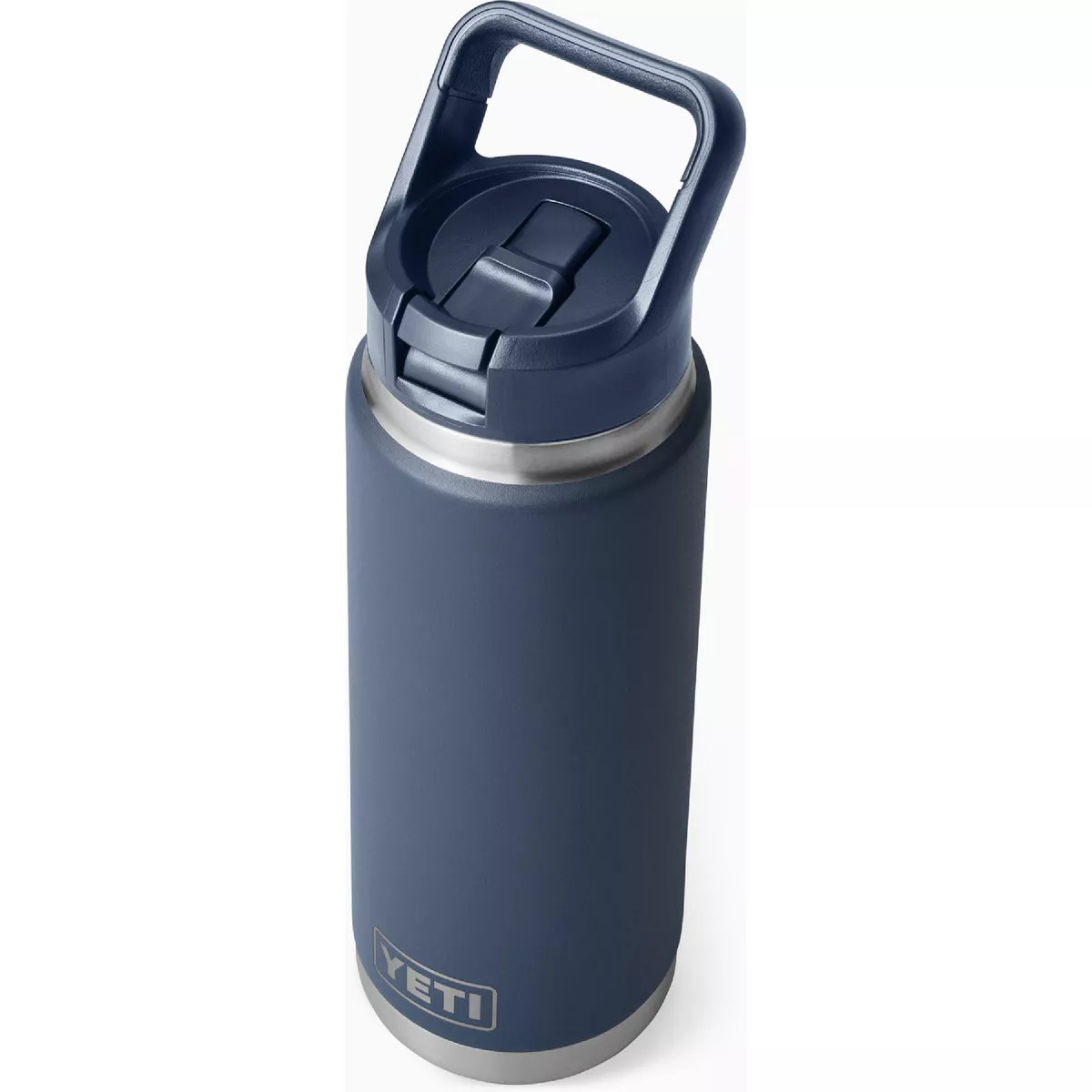 YETI Rambler 26 Oz. Water Bottle with Color-Matched Straw Cap, Navy - photo 3