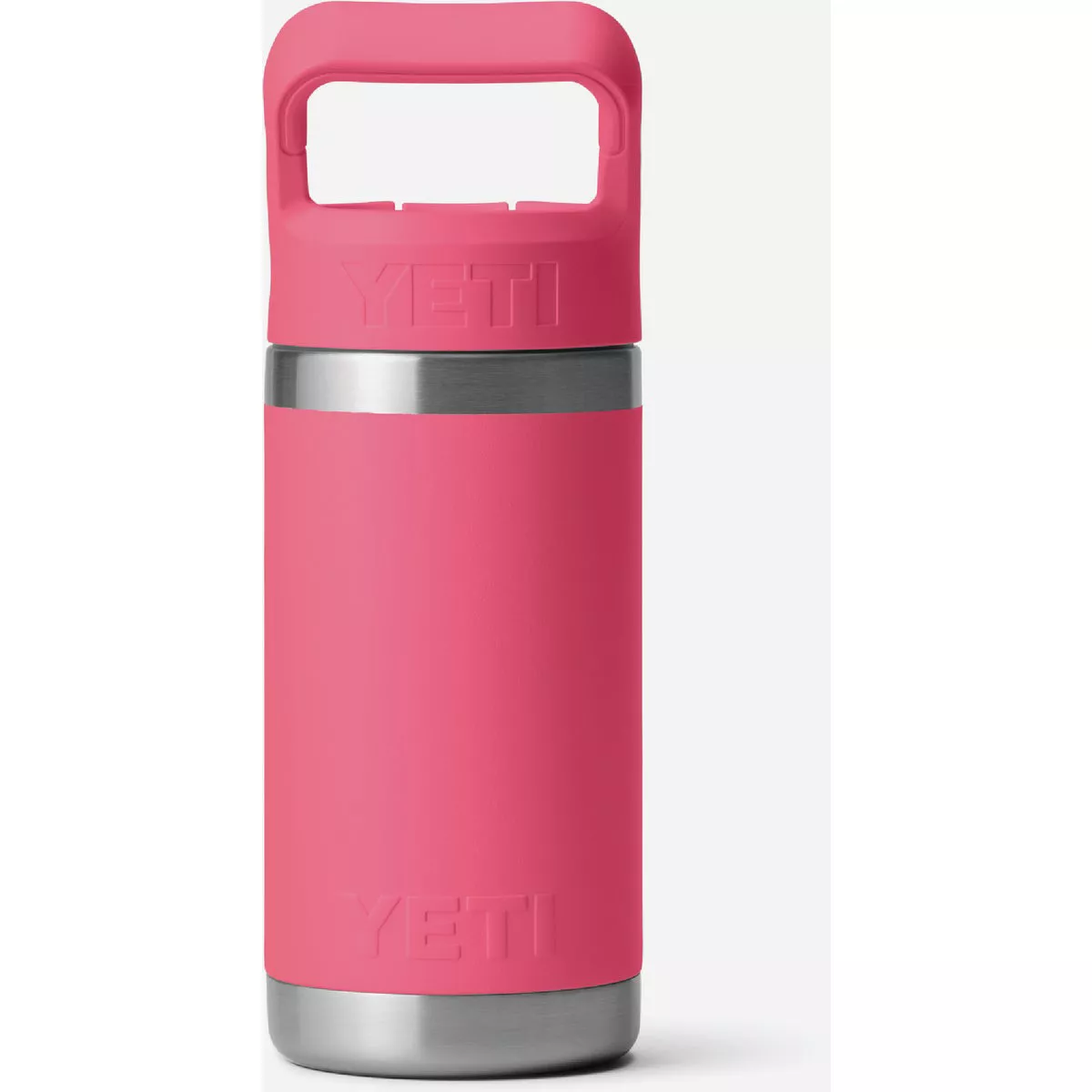 YETI Rambler Jr. 12 Oz. Kids Water Bottle with Color-Matched Straw Cap, Tropical Pink - photo 2