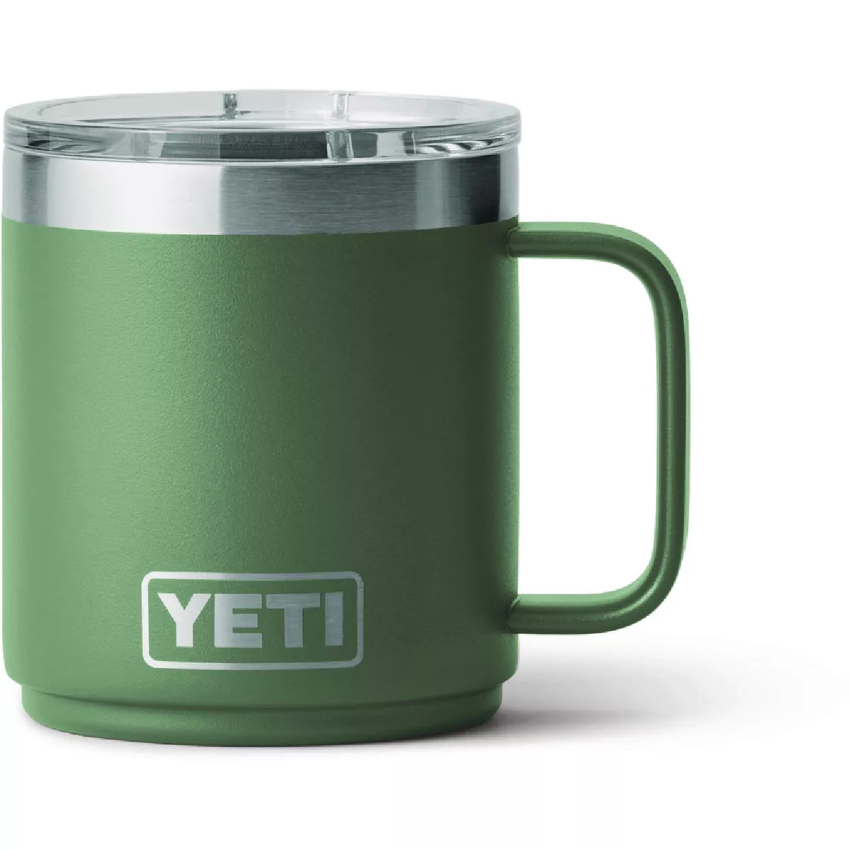 YETI Rambler 10 Oz. Stackable Mug with MagSlider Lid, Camp Green