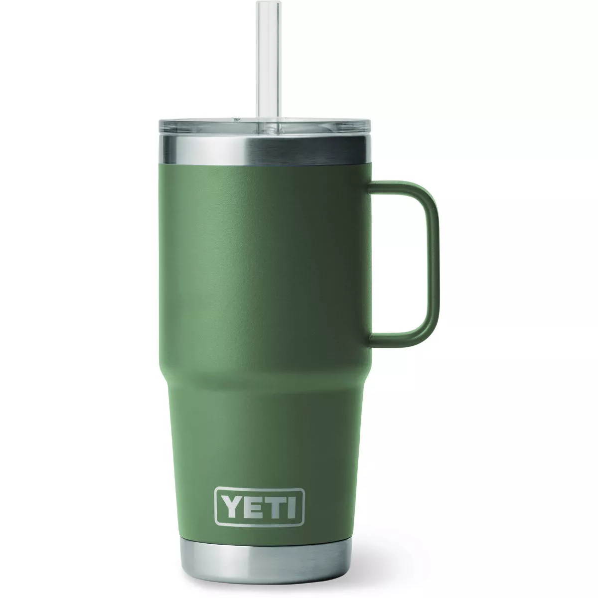 YETI Rambler 25 Oz. Mug with Straw Lid, Camp Green