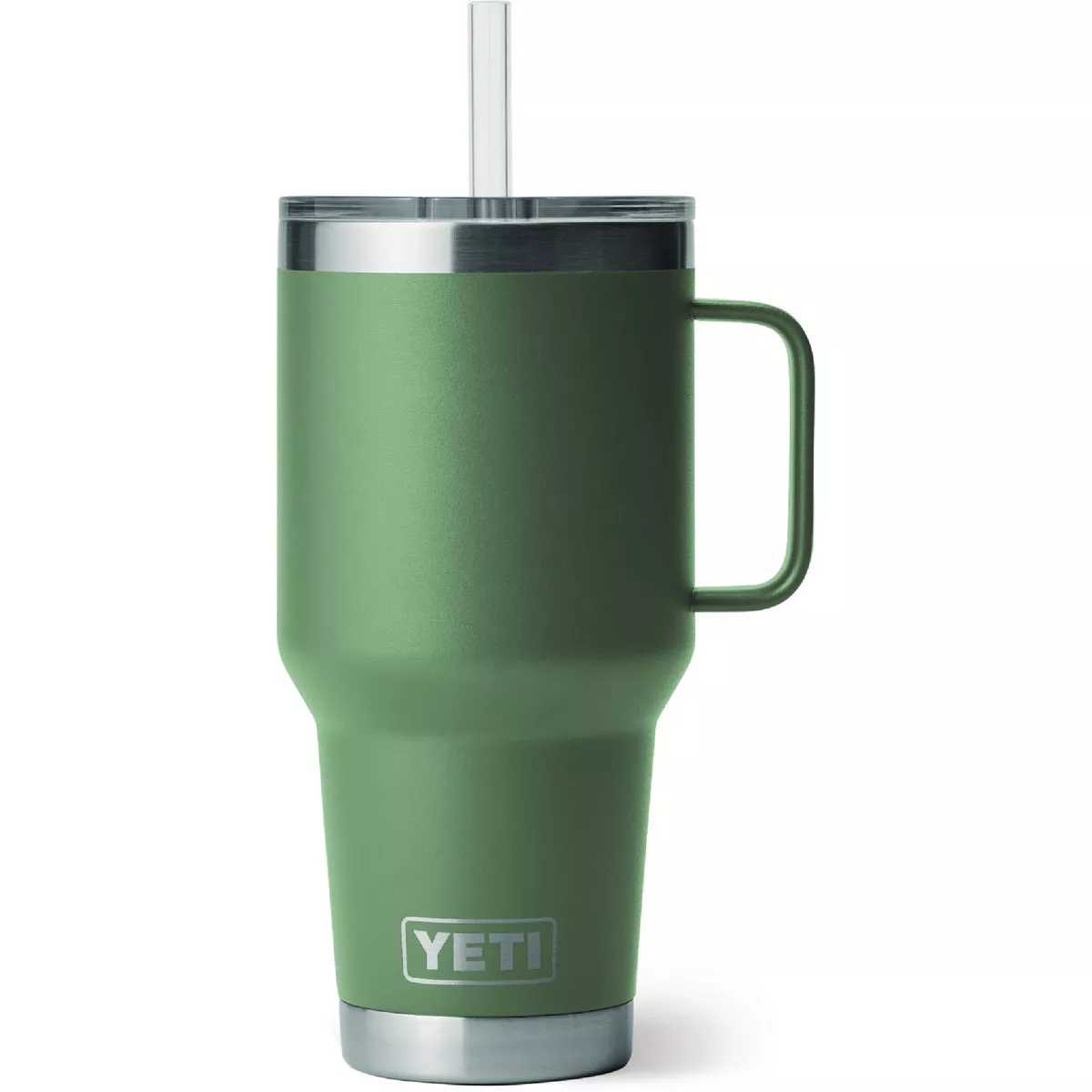 YETI Rambler 35 Oz. Mug with Straw Lid, Camp Green